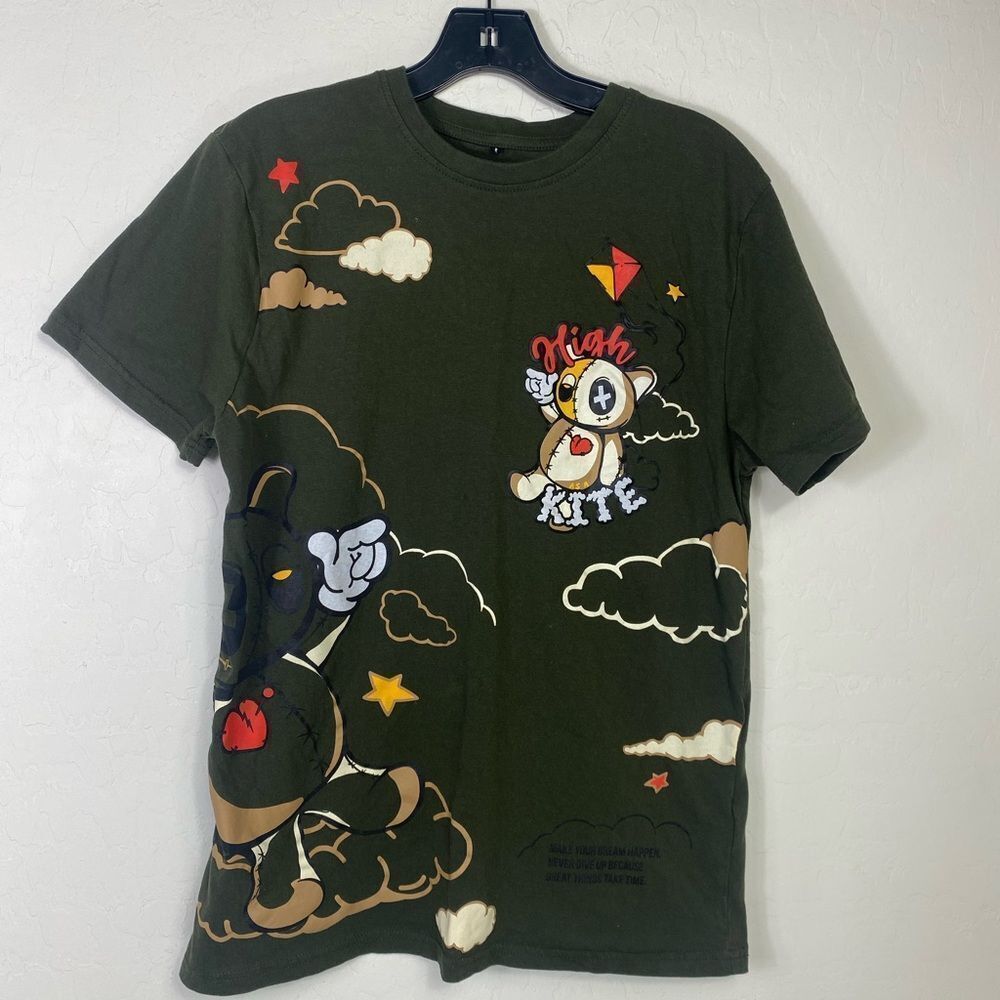 Southpole High Kite  M T Shirt Olive green